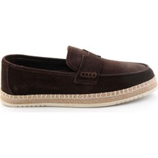 Bambi Brown Genuine Leather Men's Espadrilles E01698111102