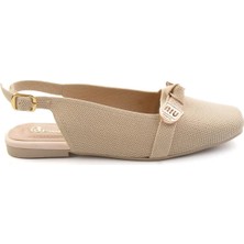 Bambi Beige Women's Ballet Flats K01327025482