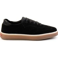 Bambi Black Genuine Leather Men's Casual Shoes E01084441202