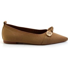 Bambi Tan Women's Ballet Flats K01327023482