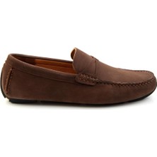 Bambi Brown Genuine Leather Men's Loafers E01547007801