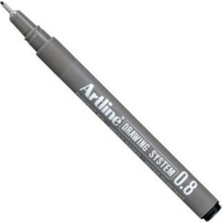 Belirtilmemiş Cızım Kalemı Artlıne 08MM Sıyah 1 Lı (238)