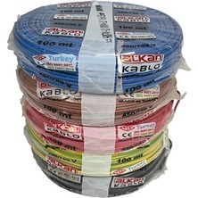 Die Grup 100 Metre H07V-U Kablo - 1x2,5 Mm² %100 Bakır