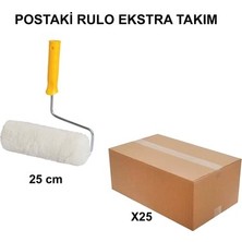 Die Grup 25 Adet Postaki Extra Rulo Takım, 25CM Yüksek Kalite