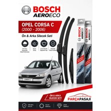 Bosch Opel Corsa C Ön Arka Silecek (2000-2006) Aeroeco