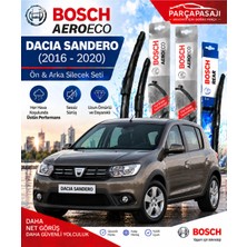 Bosch Dacia Sandero Ön Arka Silecek (2016-2020) Aeroeco