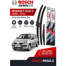 Bosch Renault Clio 2 Ön Arka Silecek (1998-2005) Aeroeco