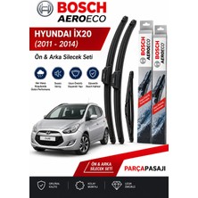 Bosch Hyundai İX20 Ön Arka Silecek (2011-2014) Aeroeco