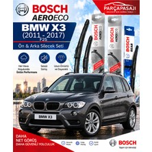 Bosch Bmw X3 Ön Arka Silecek (2011-2017 F25) Aeroeco