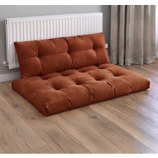 Rual Kadife Döşemelik Kumaştan El Emeği Alt Üst Takım Petek Önü Minder 100X65CM