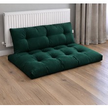 Rual Kadife Döşemelik Kumaştan El Emeği Alt Üst Takım Petek Önü Minder 100X65CM
