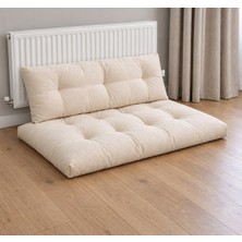 Rual Kadife Döşemelik Kumaştan El Emeği Alt Üst Takım Petek Önü Minder 100X65CM