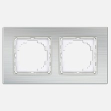 Nilson Silver Aluminum Twin Frame