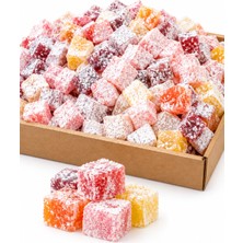Hazar Gıda Karışık Meyve Aromalı Geleneksel Lokum (1 Kg)