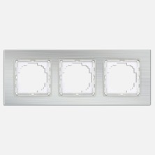 Nilson Silver Aluminum Triple Frame