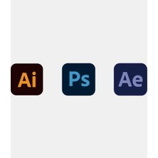 Adobe Photoshop + After Effects + Illustrator Ömür Boyu Süresiz Dijital Lisans