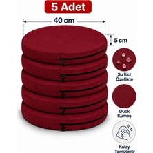 Komodo Sport Kreş Minderi Anaokulu Aktivite Minderi, Bahçe, Dekor, Sandalye Minderi 40X40X 5 cm Yuvarlak Minder (5ADET)