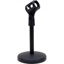 Efnaz Style Magicvoice DS-101 Metal Masa Üstü Mikrofon Tutacağı (Döküm Ağır Taban, 28MM Klips, Ayarlanabilir Açı)