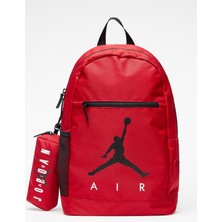 Nike Jordan Air School 15'' Unisex Sports Bag Unisex 38 cm Spor Sırt Çantası Kırmızı
