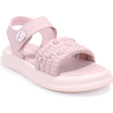Vicco Sandra 321F26Y182 Pudra Ortopedik Günlük Kız Çocuk Spor Sandalet