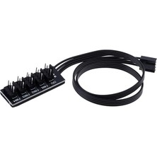 Die Grup Tr 40CM 5li Fan Port Çoğaltıcı Kart Cpu Soğutucu Güç Hub Uzatma