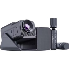 Die Grup Tr HP-SP01 Edition Projeksiyon Speaker Mikrofon 3in1 Taşınabilir Android 11 Akıllı Sinema 1gb Ram 8gb Rom 4K Destek
