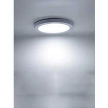 Die Grup Tr 20W Gece Gündüz Sensörlü Sıva Üstü Tavan Armatür Cata Bologna Slim Kasa Panel LED Armatür 2100 Lm (Beyaz Işık)