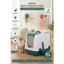 Die Grup Tr Flex Kapalı Kedi Tuvaleti – 37,5 x 50 x 40 Cm, Xl Boy, Kum Kürek Hediyeli
