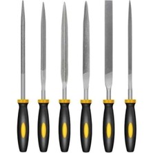 Die Grup Tr 6 Parça Mini Eğe Seti Tüm Metaller ve Ahşaplar Için Oyma Şekil Verme Ege Set 160MM Saatçi Eğe Takımı