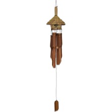 Die Grup Tr Kuş Yuvası Bambu Rüzgar Çanı Balkon ve Bahçe Dekoru