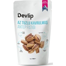 Die Grup Tr Pembe Himalaya Az Tuzlu Kavrulmuş Antep Fıstığı, 1 Kg, Kilitli (Aç-Kapa) Ambalaj, VEGAN,%100 Çıtlak