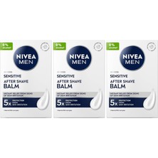 Die Grup Tr Erkek Hassastıraş Sonrası Balsam Hassas 100 Ml,e Vitamini,provitamin B5,alkolsüz Formül,hassas Ciltler Için Rahatlatıcı Tıraş Sonrası Bakım (3 Paketi)