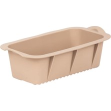 Die Grup Tr 30003-1 Silikon Ekmek Kalıbı Dikdörtgen Kek Kalıbı Krem 7 * 25CM
