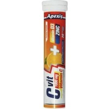 Die Grup Tr Apexis C Vit 1000 Mg C Vitamini, 2X20'LI Tablet