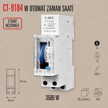 Die Grup Tr Cata CT-9184 Ray Tipi Zaman Saati 3500W 220V