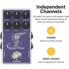 versatility  pedal time effect pedalı (synthesizer/gitar/drum machine uyumlu)