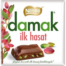 Die Grup Tr Nestlé Damak Ilk Hasat Sütlü Antep Fıstıklı Kare Çikolata, 60 G, 1 Adet