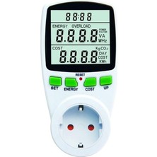 Die Grup Tr PM001 Wattmetre - Enerji Tüketim Sarfiyat Ölçer Priz 230V 3680W