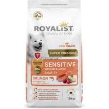 Die Grup Tr Super Premium Sensitive Orta ve Büyük Irk Somonlu Köpek Maması 15 kg