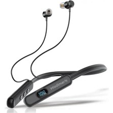 Die Grup Tr Wodimark Boyuna Asmalı Spor Bluetooth Kulaklık, Mıknatıslı Tasarım, Hafıza Kart Destekli, Şarj Göstergeli, Type-C Şarjlı, Basma Düğmeli Ses Kontrol Boyun Bantlı Kulaklık 200 Saat