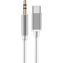 Die Grup Tr JH-030 Type-C To 3.5mm Aux Çevirici Ses Adaptörü Beyaz
