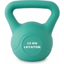 Die Grup Tr 12 kg Çaydanlık Tipi Dambıl Kettlebell Ağırlık Turkuaz, 12KGKTTLBLLL
