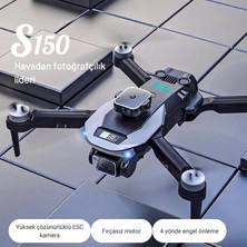 Die Grup Tr S150DRONE Fırçasız Motor 1080P Hd Hareketli Kamera Engelden Kaçınma Modu Drone