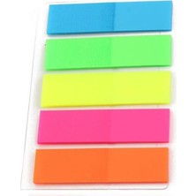 Die Grup Tr Kendinden Yapışkanlı Ayraç Postit 5 Renkli 1 Adet Yapışkanlı Not Kağıdı Transparan Parmak Ayraç Indeks Seperatör 5 Li Mini
