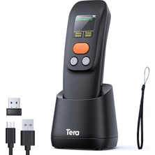 Die Grup Tr 1600 Kablosuz 1d 2d Qr Barkod Okuyucu | Ergonomik El Tipi 3in1 (Bluetooth, 2.4g Kablosuz, Usb) | Süper Kod Çözme Cmos Sensörlü Tarayıcı