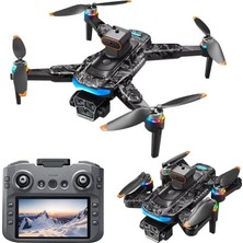 Die Grup Tr Aerial Photography Drone 14+ Yaş Hd Kameralı Çift Lensli Drone, Engel Algılama, Optik Akış Konumlandırma, Ekranlı Kumanda, 360° Takla, Başsız Mod Mini Drone