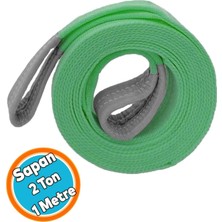 Die Grup Tr Sapan Polyester Spanzet 2 Ton 1 Metre Yeşil Sağlam Yük Kaldırma Taşıma Indirme Halat