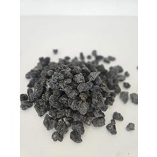 Die Grup Tr Siyah Pomza Lav Taşı 15-25 mm 10 kg Doğal Ponza Dekoratif Bahçe Saksı Akvaryum Süs Taşı Antrasit