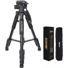 Die Grup Tr Profesyonel Q111 Taşınabilir 5kg Taşıma Kapasiteli 139,7CM Alüminyum Tripod Kırmızı