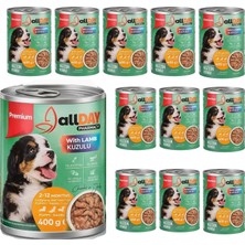 Die Grup Tr Allday Kuzulu Yavru Köpek Konservesi 400 gr x 12 Adet